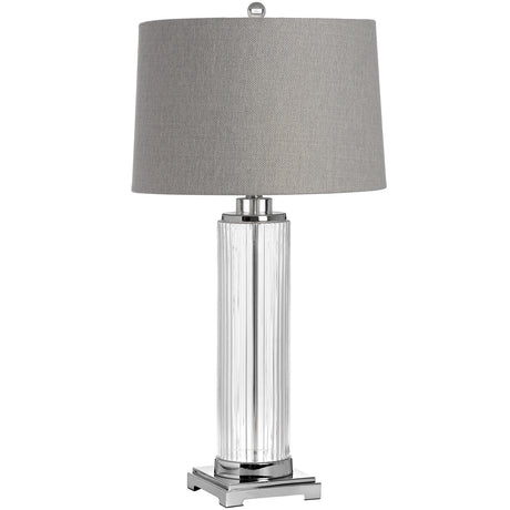 roma glass table lamp