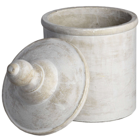 antique white cannister