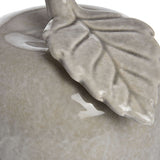 antique grey large ceramic apple