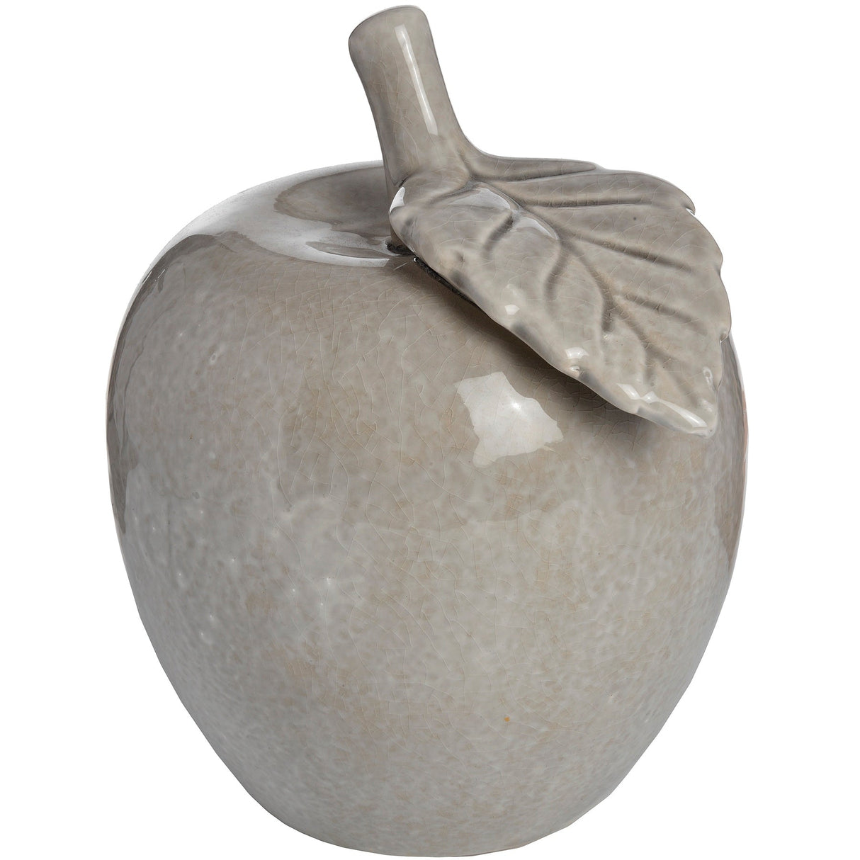 Flavie Antique Grey Large Ceramic Apple
