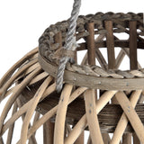 huge standing wicker lantern