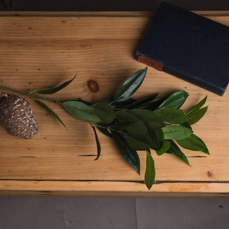 faux bay leaf spray