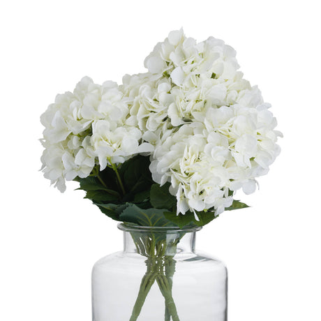white hydrangea bouquet