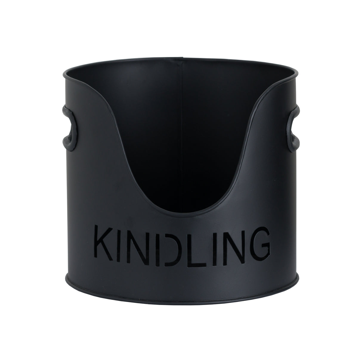 black finish logs and kindling buckets matchstick holder
