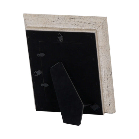 antique silver crackled effect photo frame 4x6