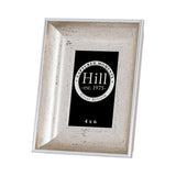antique silver crackled effect photo frame 4x6