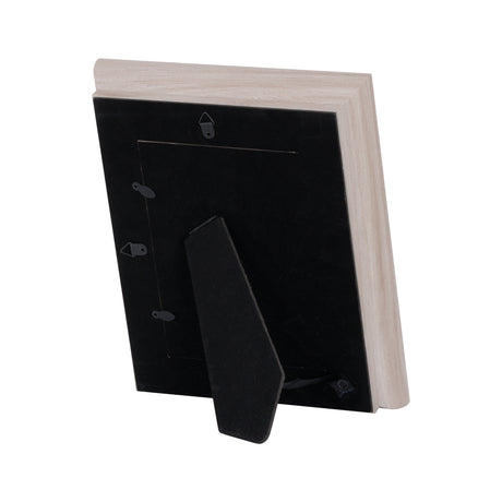 white washed wood photo frame 5x7