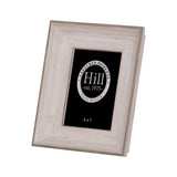 white washed wood photo frame 5x7