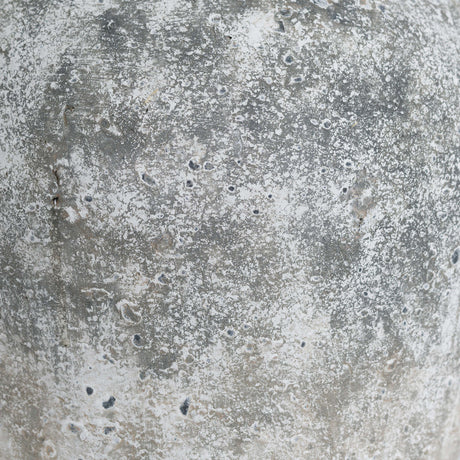 aged stone ceramic vase