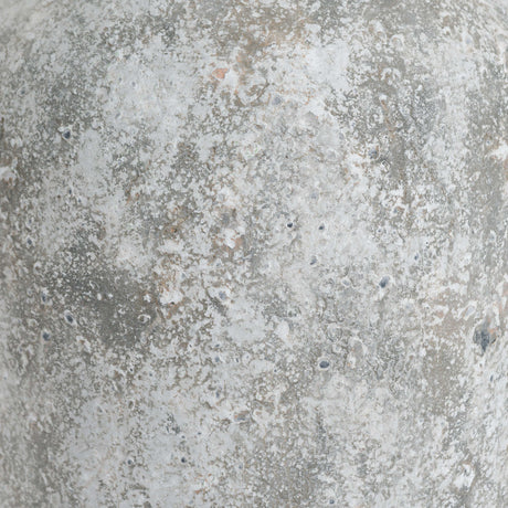 aged stone tall ceramic vase