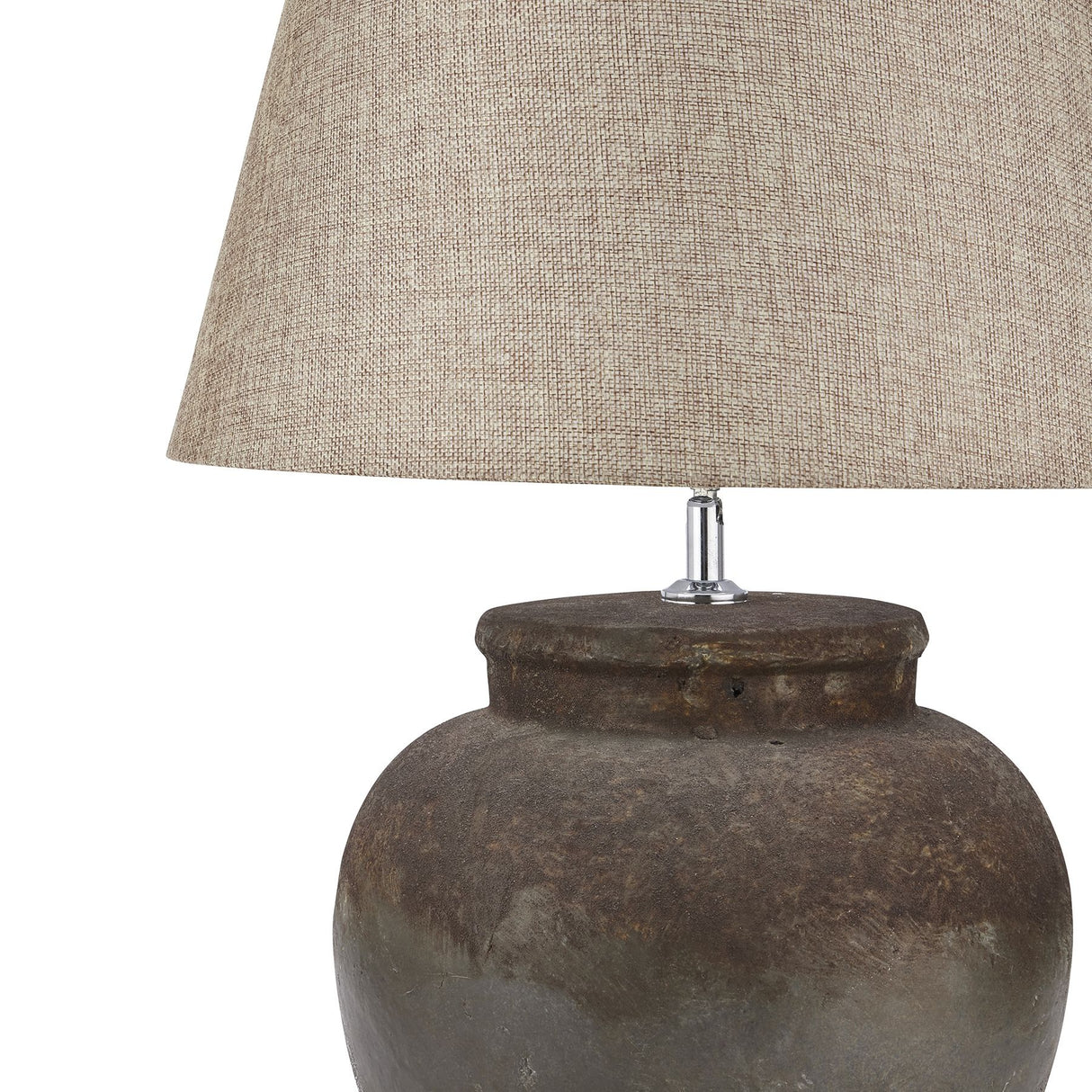 castello aged stone ceramic table lamp