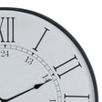 large embossed station clock
