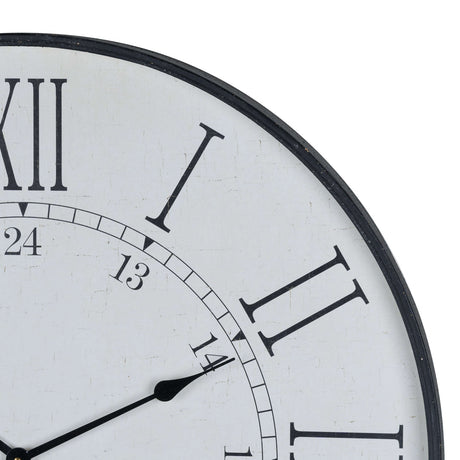 large embossed station clock