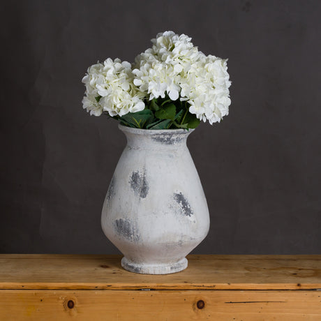 naxos large antique white vase
