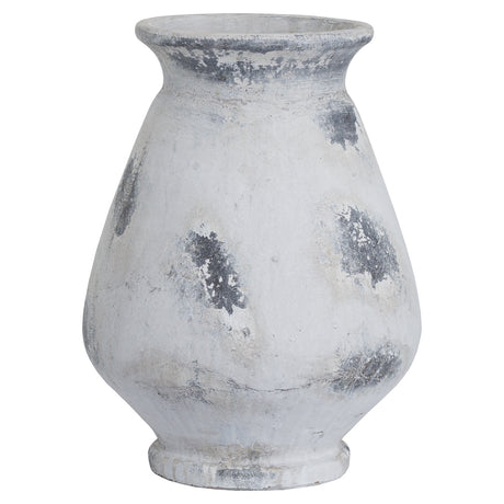 naxos large antique white vase