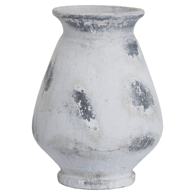 naxos large antique white vase