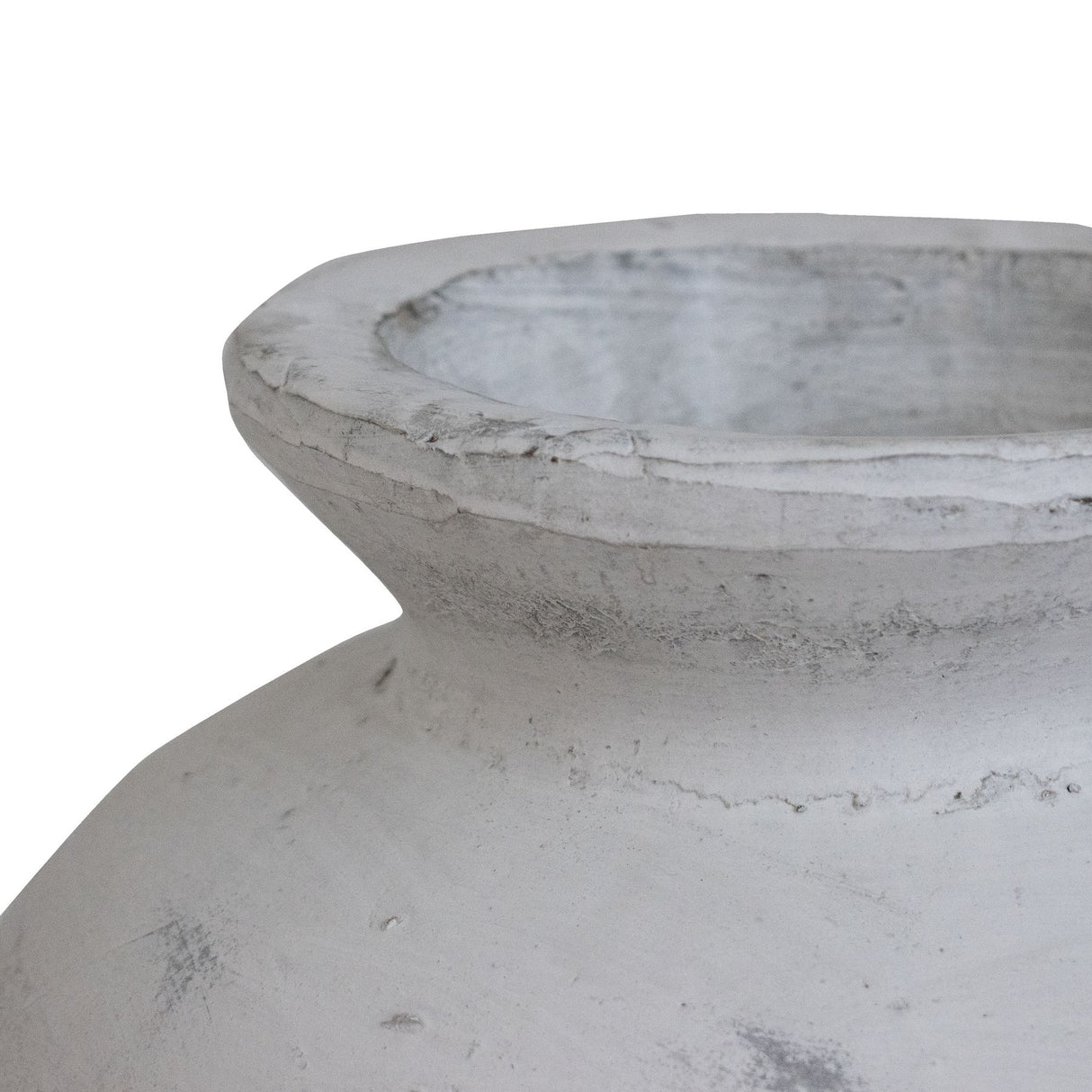 darcy antique white vase