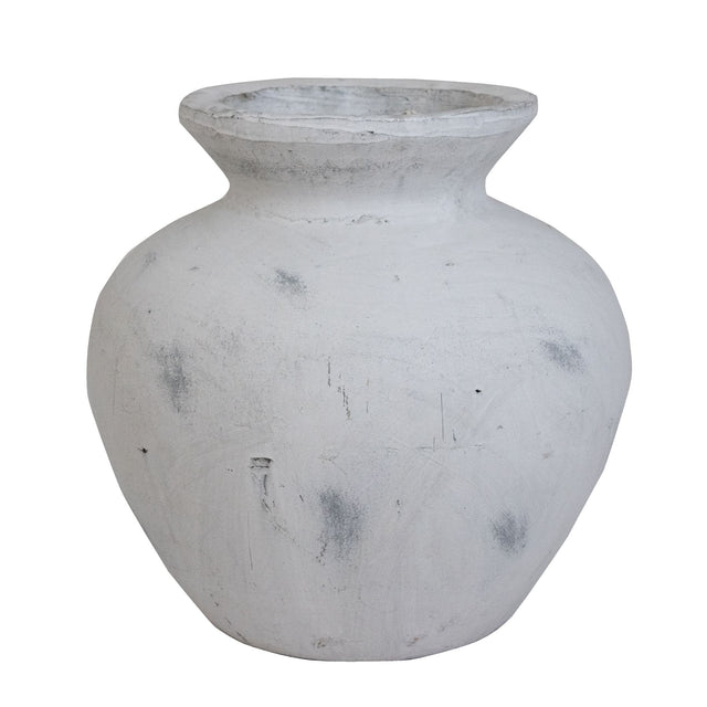 darcy antique white vase