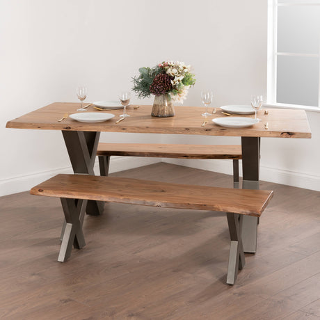 live edge collection dining table
