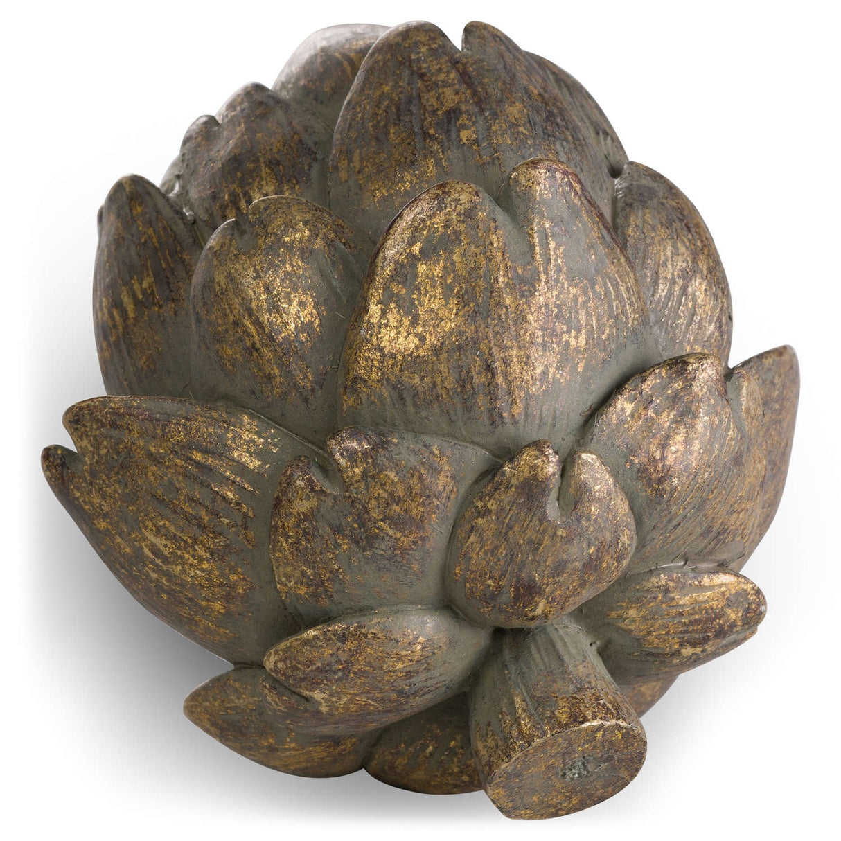 antique bronze large artichoke