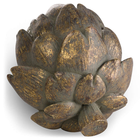 antique bronze large artichoke