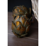 antique bronze large artichoke