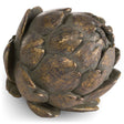 antique bronze large artichoke
