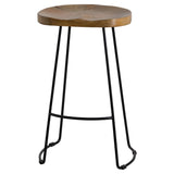 Eloise Hardwood Shaped Barstool