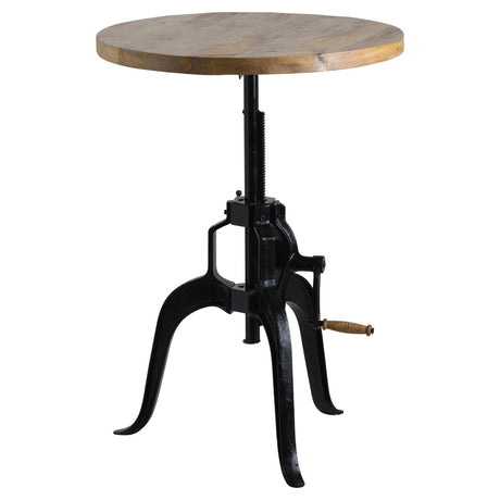 draftsman adjustable bar bistro table