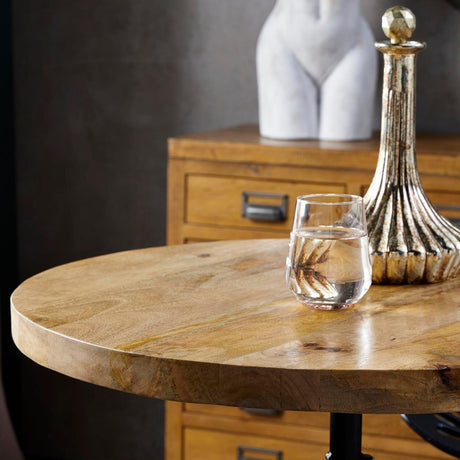 draftsman adjustable bar bistro table