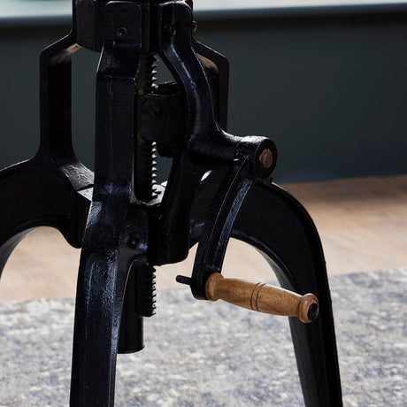 draftsman adjustable bar bistro table