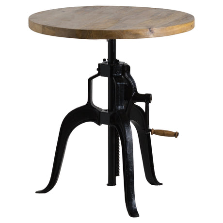 draftsman adjustable bar bistro table