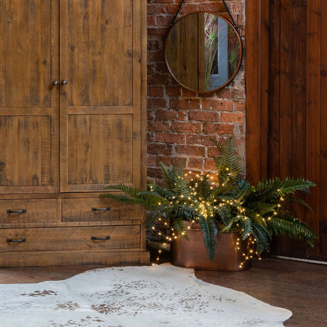 100 led battery micro lights silver wire 10m