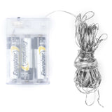 Sophie 100 LED Battery Micro Lights Silver Wire 10m