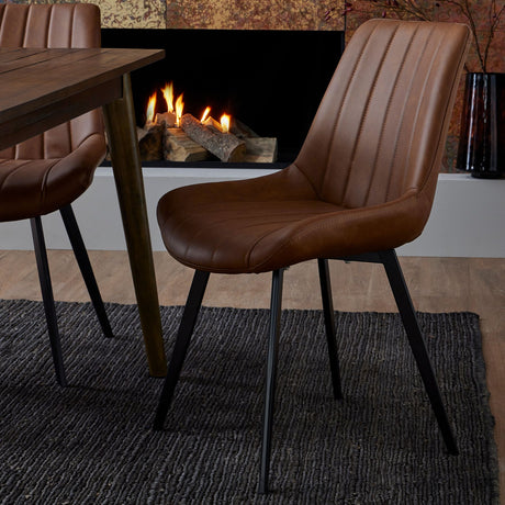 malmo tan dining chair