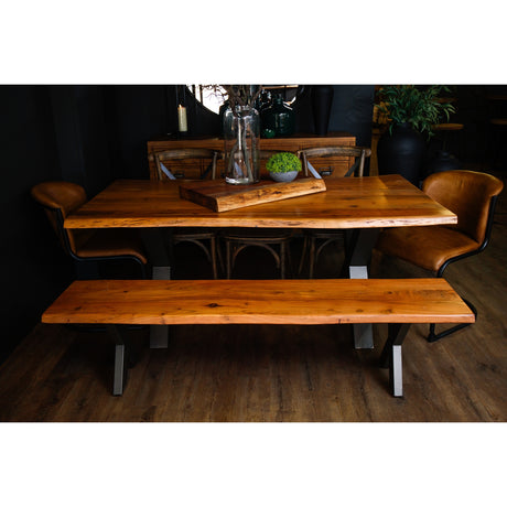 live edge large dining table