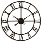 Amelie Small Antique Brass Skeleton Clock