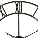 large antique brass large skeleton clock