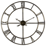 Amelie Large Antique Brass Skeleton Clock