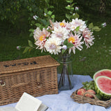 lush pink dahlia