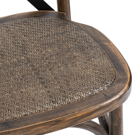 cross back dining chair