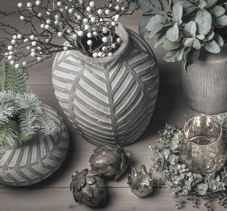 bloomville stone vase