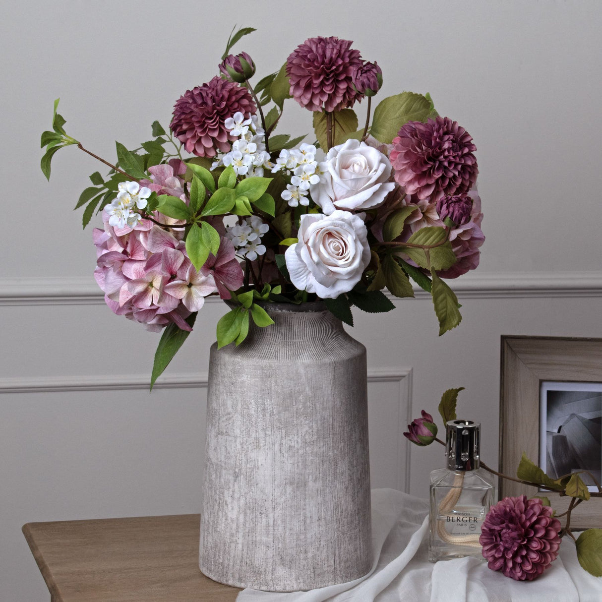 bloomville urn stone vase