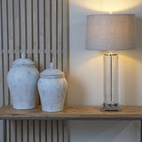 bloomville large stone ginger jar