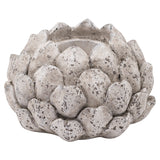 stone effect acorn tea light holder