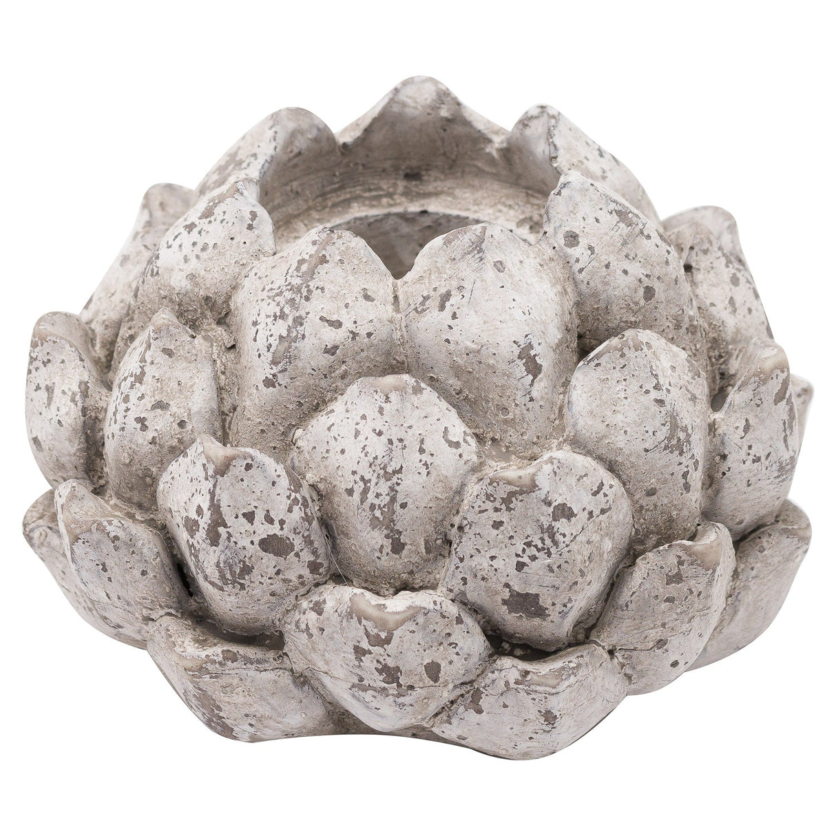 Amelie Large Stone Effect Acorn Tea Light Holder