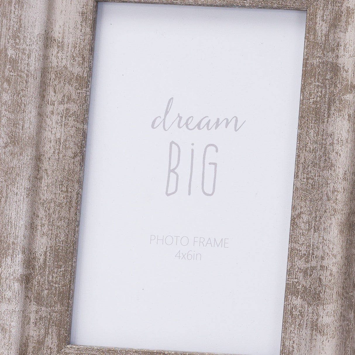 convex matt silver 4x6 frame