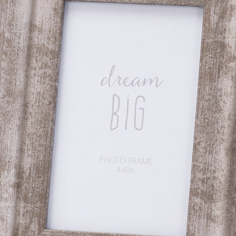 convex matt silver 4x6 frame