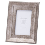 convex matt silver 4x6 frame