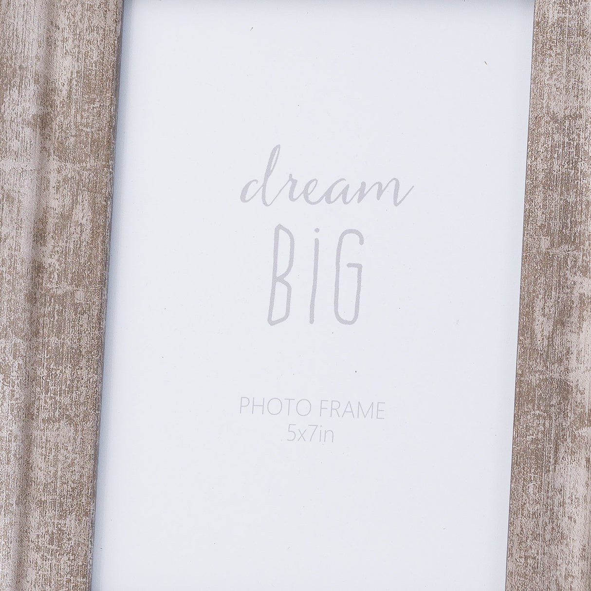 convex matt silver 5x7 frame